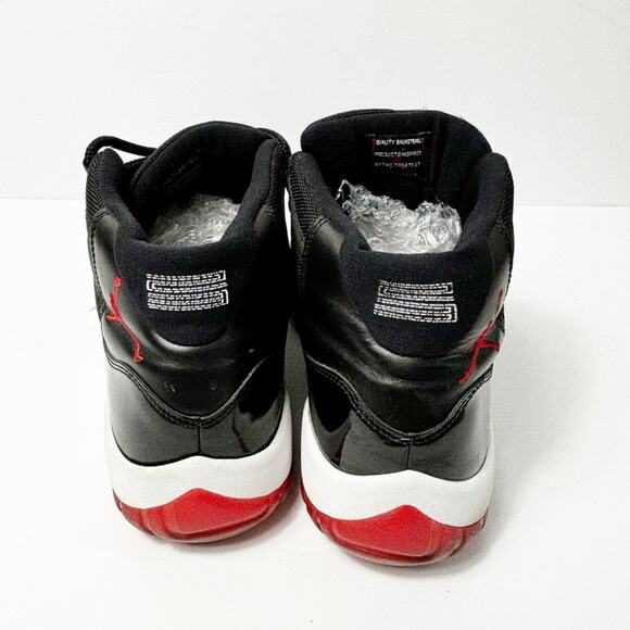 AIR JORDAN MEN BRED RED BLACK WHITE 2012 NIKE RETRO SIZE US 12 378037-010 - Picture 3 of 9